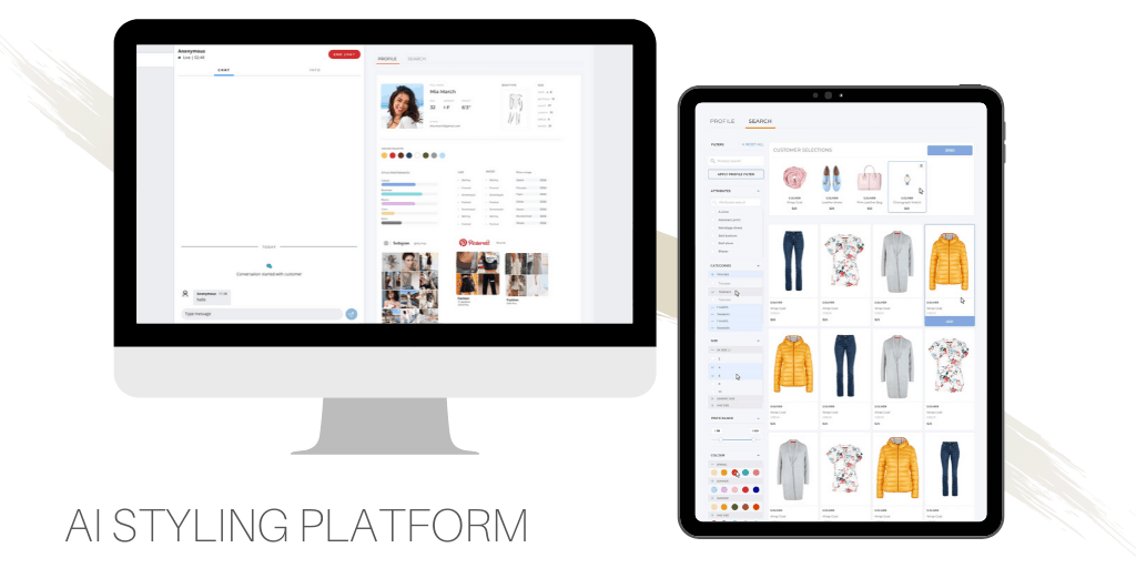 e-commerce chatbot ai styling platform