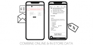 combine online instore data