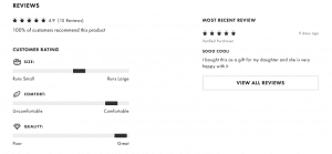 Ecommerce product pages optimization asos review