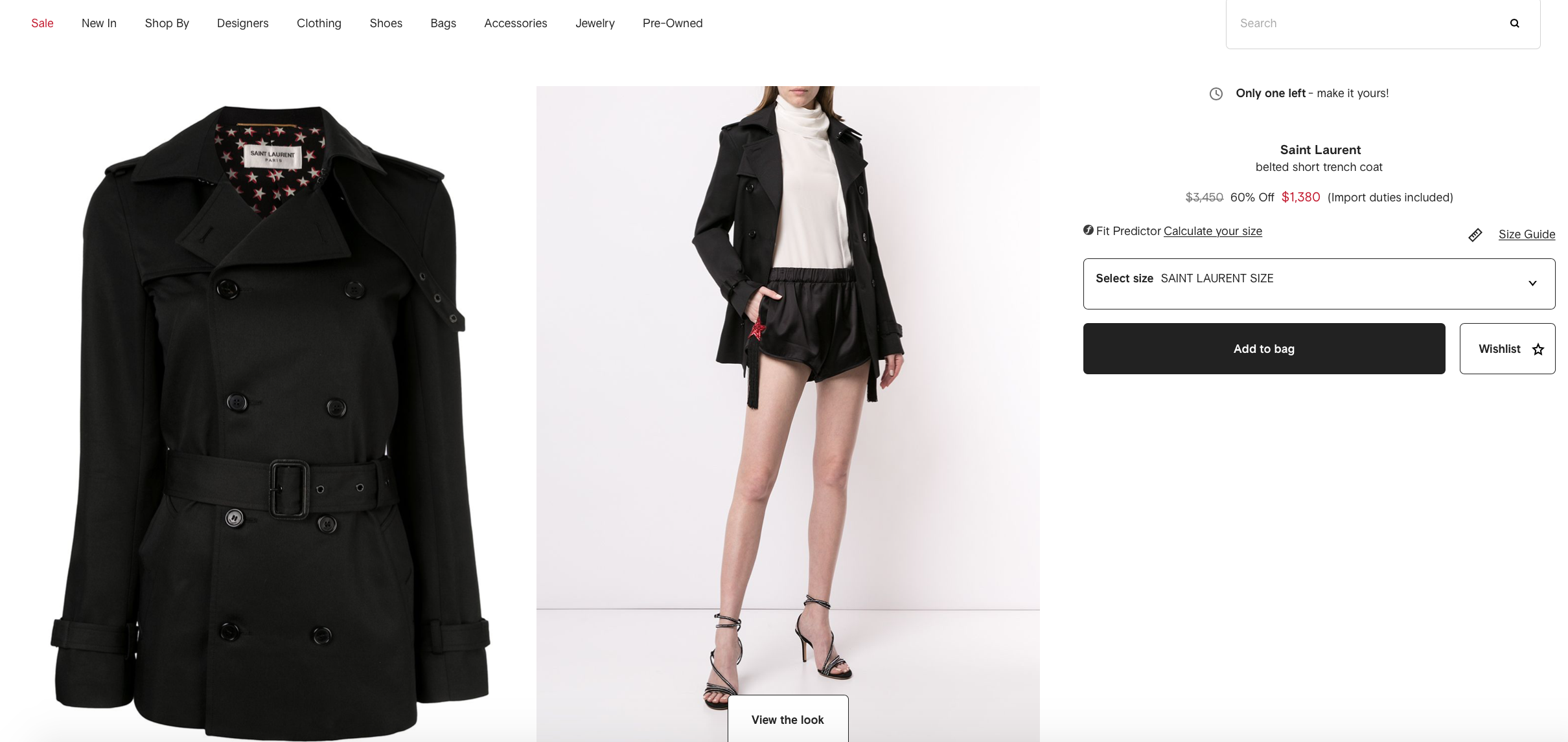 complete the look recommendations Farfetch