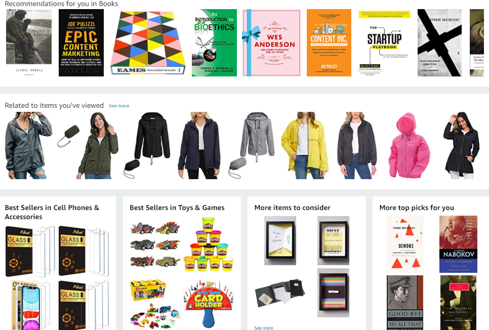Amazon hyper personalisation Amazon hyper personalisation