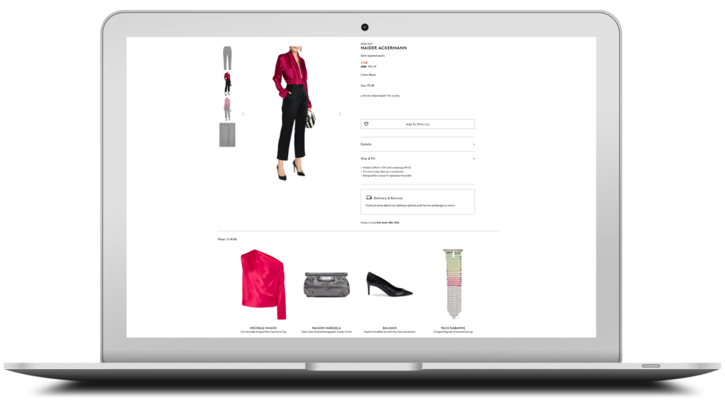 shop the look widget