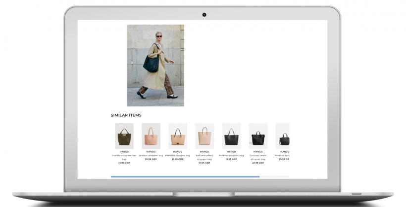 single laptop visual search product discovery single